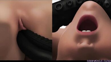 Hot Nurse Likes Being Watched as Aliens Creampie Her