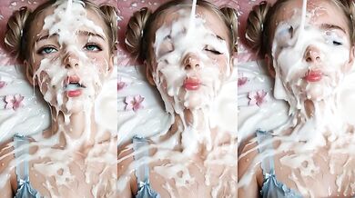 Teen's Beauty Shines in Homemade Cum Shot Showcase