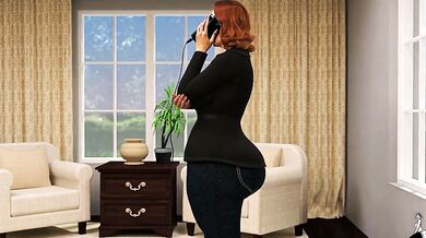 PAWG wife takes a fat black cock from Santa