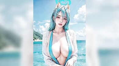 Whiskes Her Away to a World of Pleasure: A Curvy Babe's Perfect Body Gets Stripped AI-Generated
