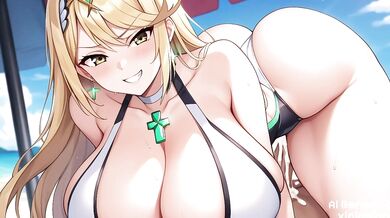 Xenoblade Mytra Porn Hentai collection nsfw nude cartoon porn pictures watch now Ai Generated